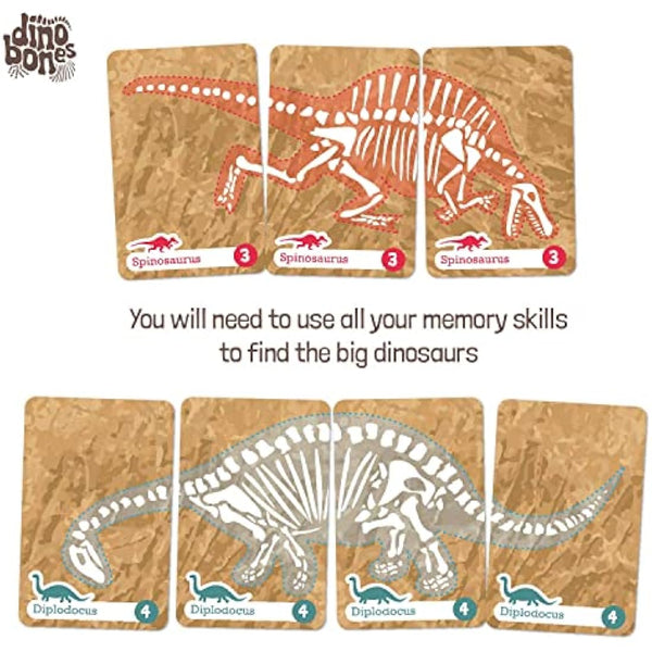 Hillcrest Games Dino Bones - Dinosaur Memory Game