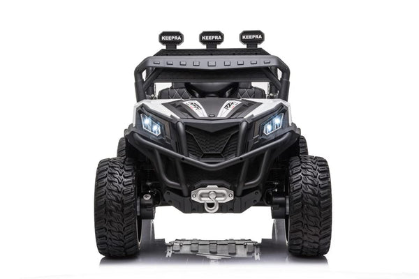 RZR Turbo UTV-MX-ii *2 SEATER* 24V 4x Motors 4x4 Electric Kids Ride On Car (White)