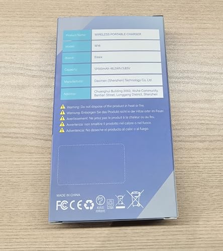 For Magsafe Power Bank, Portable Charger 12000mAh, 22.5W Fast Charging Battery Pack with USB-C Input & Output, LED Display for iPhone 16/15/14/13/12 Pro/Pro Max