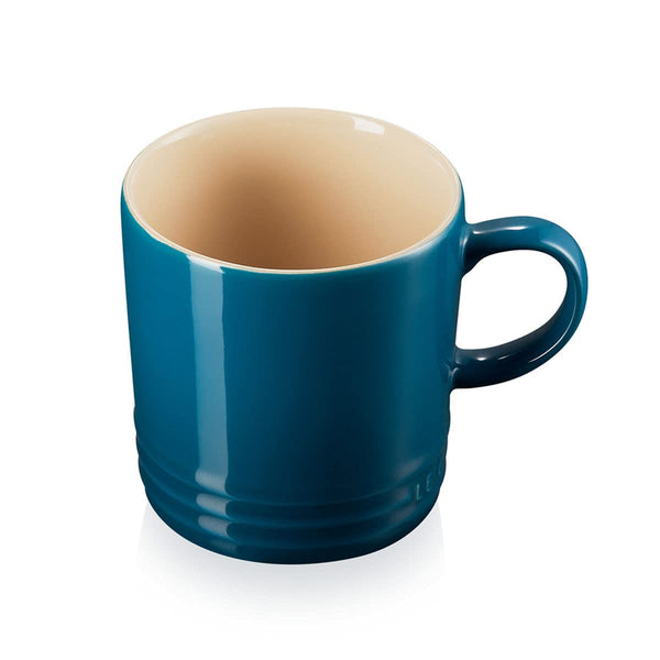 Le Creuset Stoneware Grand Mug, 400ml, Deep Teal, 70304406420002