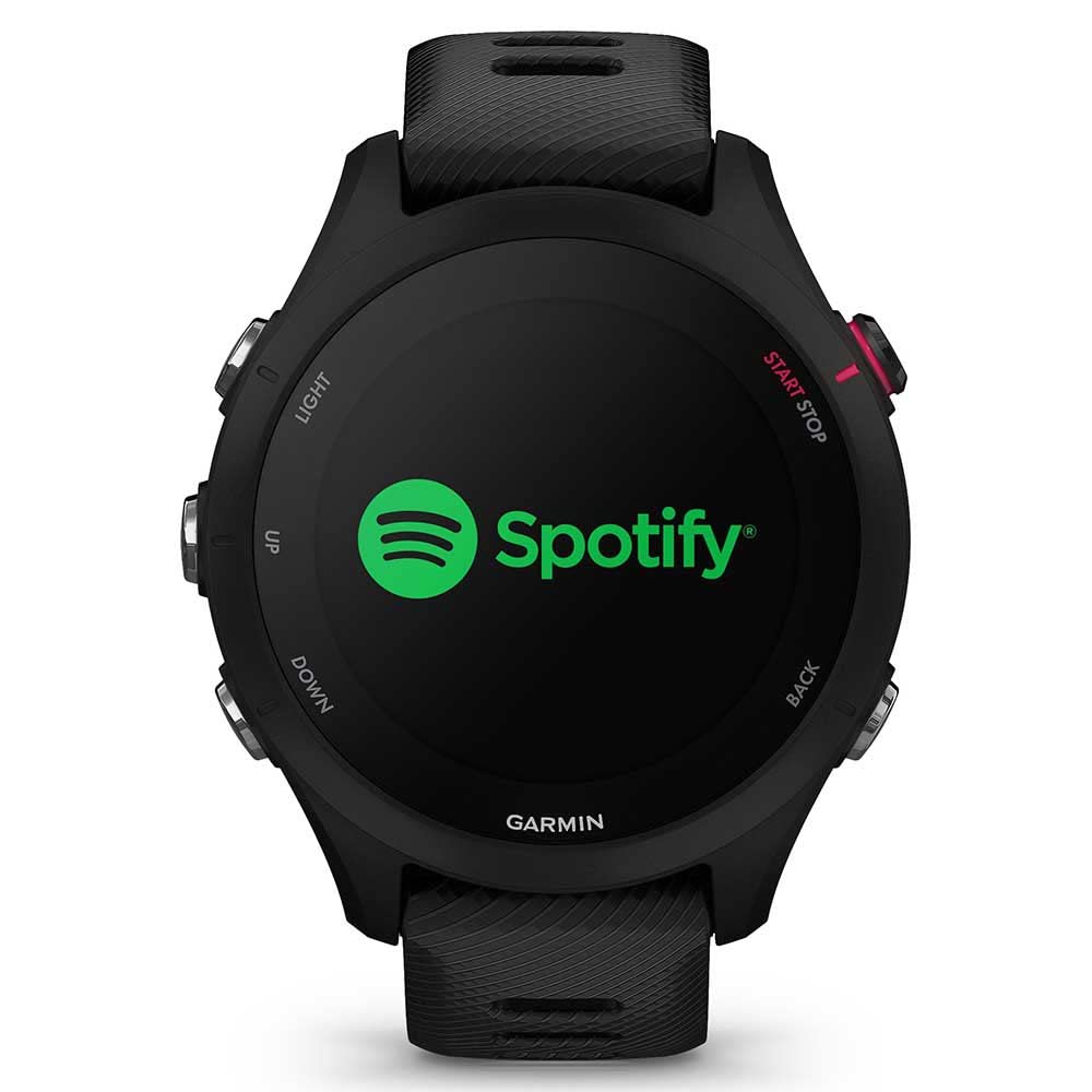 Garmin Forerunner 255 Music GPS 46mm Running Smartwatch, Lightweight, Music Storage, Advanced Training & Insights, Safety & Tracking Features, up to 14 days Battery Life, Whitestone