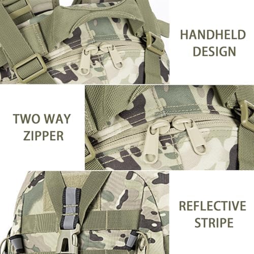 aiGear 25L Military Tactical Backpack | Lightweight Backpack Hiking Daypack | Rucksack with Molle System | for Outdoor Sports Trekking Hiking Travel Camping