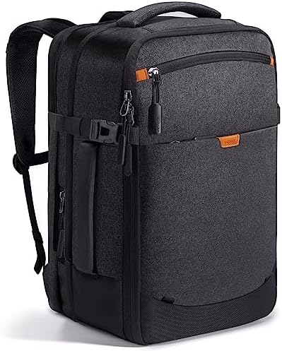 Inateck 20-46.2L Expandable Travel Backpack Cabin Rucksack Large Hand Luggage for Airplane Travel