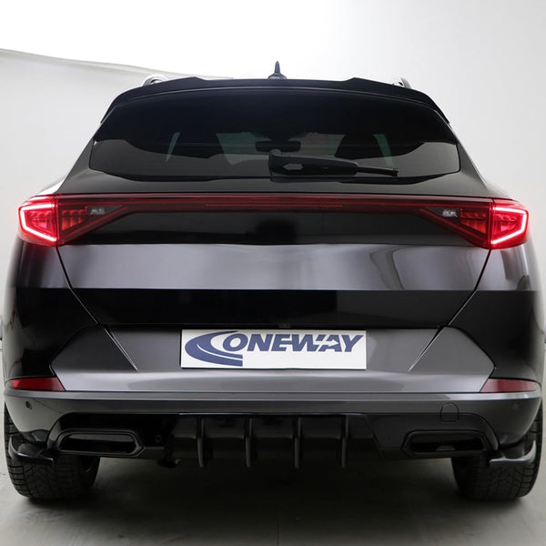 Oneway Rear Diffuser compatible with Cupra Formentor 2020-2024 excl. VZ/VZ5 - Gloss black