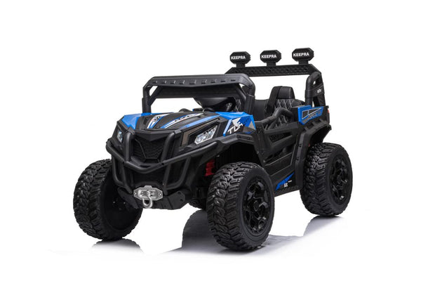RZR Turbo UTV-MX-ii *2 SEATER* 24V 4x Motors 4x4 Electric Kids Ride On Car (White)