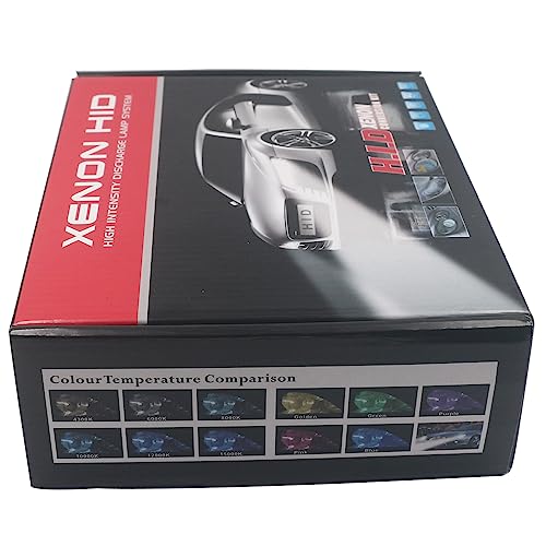 HSUN HID Conversion Kit,With Reliable Ballast Fit Car Factory Headlight,6000K Xenon White (H1)