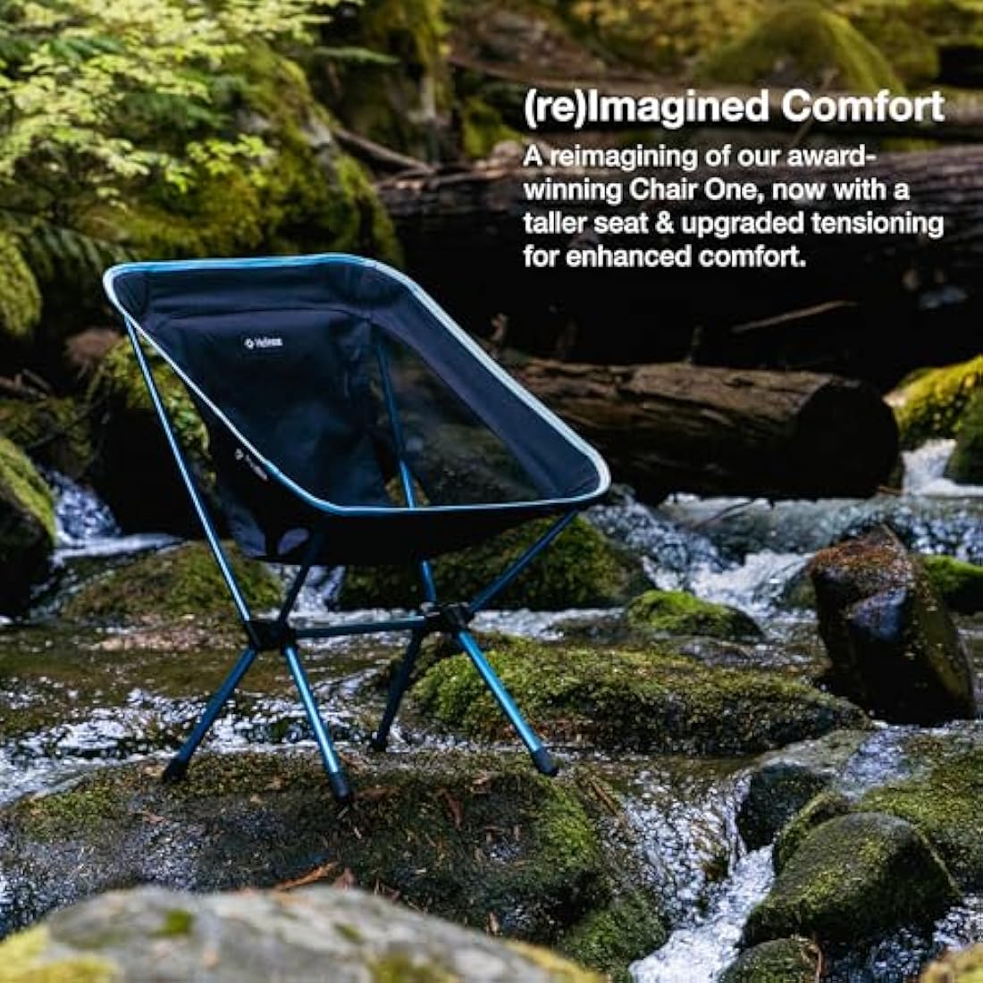 Helinox Chair One (re) High-Performance Camping Chair, Blue Block