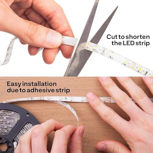 Innr Zigbee LED Strip Light 4m, Works with Hue* and Alexa (Hub Required), Self-Adhesive, RGB Colour Lights, Warm White to Cool White (1800K-6500K), Indoor Smart Light Strip, 2000 lm