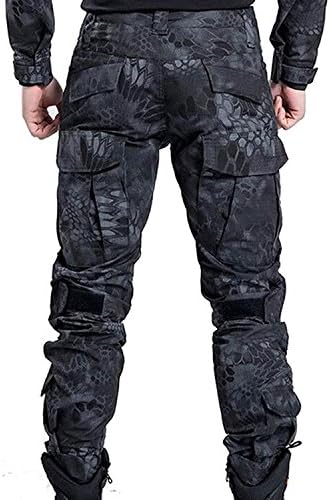 H Welt EU Mens Military Pants with Knee Pads for Strategy Game Airsoft Paintball Shooting Combat
