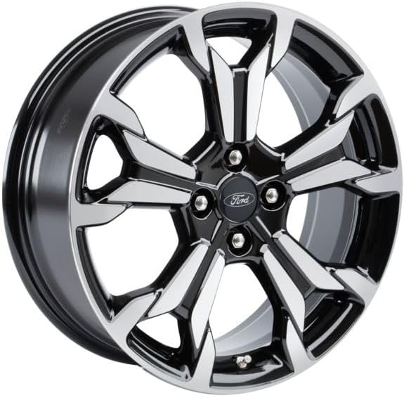 Ford Genuine Fiesta MK8 18'' Alloy Wheel 5x2 Spoke Black Machined 2022-2023 2389648