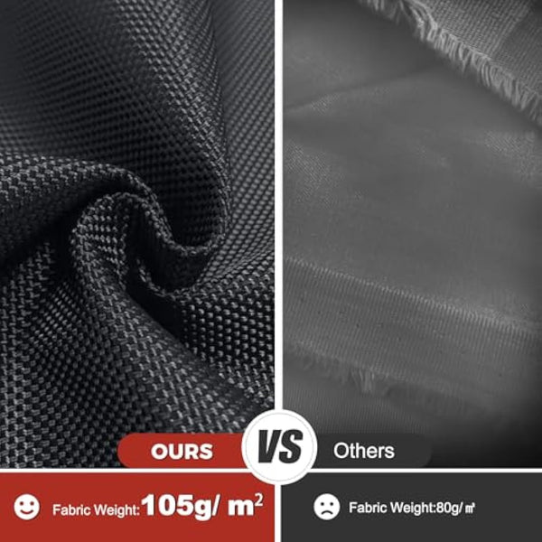 ABCCANOPY 2.5x2.5M Pop Up Gazebo Commercial Gazebo With Upgraded Roller Bag, 4 Weight Bags, Stakes and Ropes (Black)