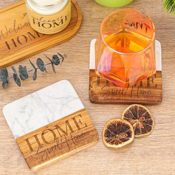 House Warming Gifts New Home,Unique Housewarming Gift,Realtors Closing Gift,Serving Board Housewarming Basket for Couples Women Men