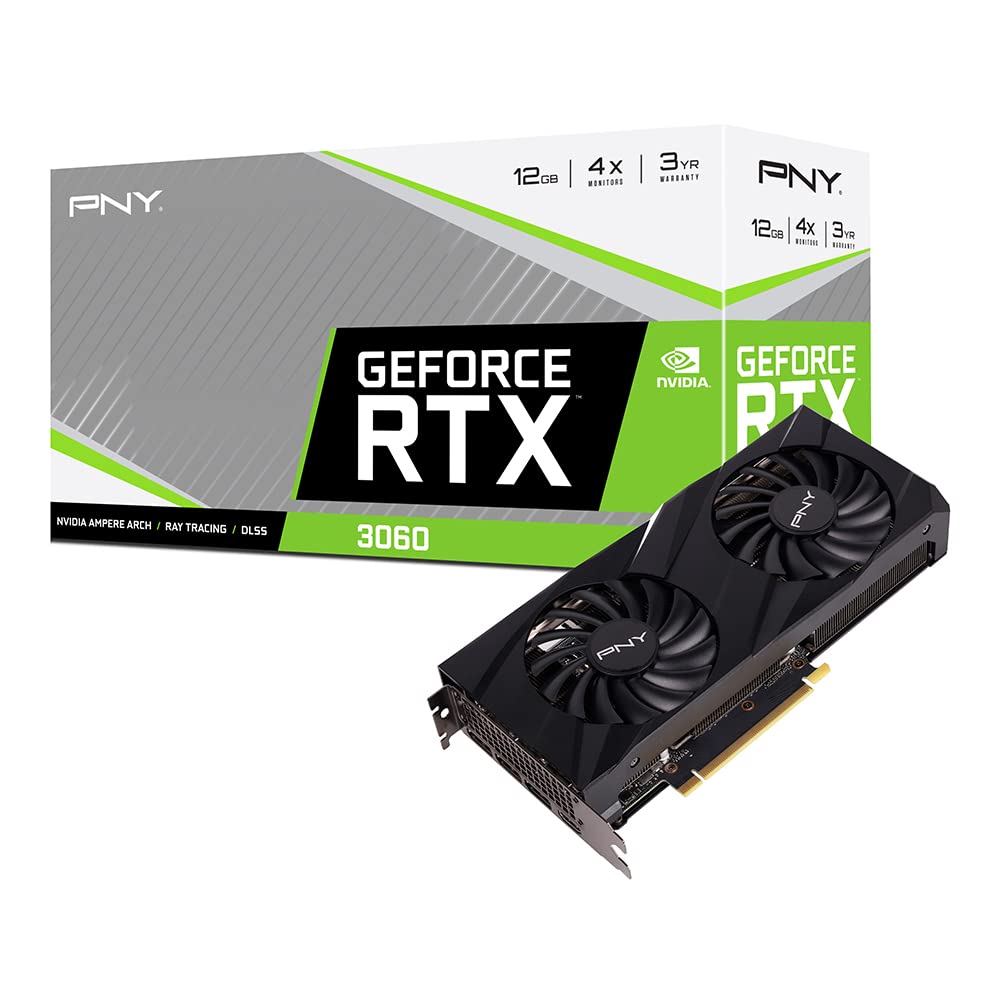 PNY GeForce RTX™ 3050 6GB VERTO Dual Fan Graphics Card