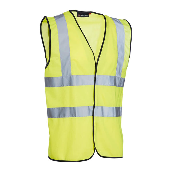 Blackrock Yellow & Orange Hi Vis Vests, High Vis Vests, Hi Vis Jackets, Rail Orange, High Visibility, Safety, Reflective, Hivisible PPE, Hi Viz, Security, Workwear, Mens Womens Sizes Small - 6XL