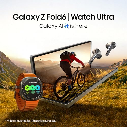 Samsung Galaxy Watch Ultra White with Galaxy AI, Smart Watch, Health Monitoring, Fitness Tracker, 47mm, LTE, 3 Year Manufacturer Extended Warranty (UK Version)