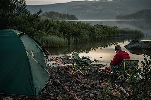 Coleman Kobuk Valley Camping Tent | lightweight 4 Person Igloo Tent with extra dark bedroom | 4 Man Dome Tent with Awning | 100% waterproof WC 4.500
