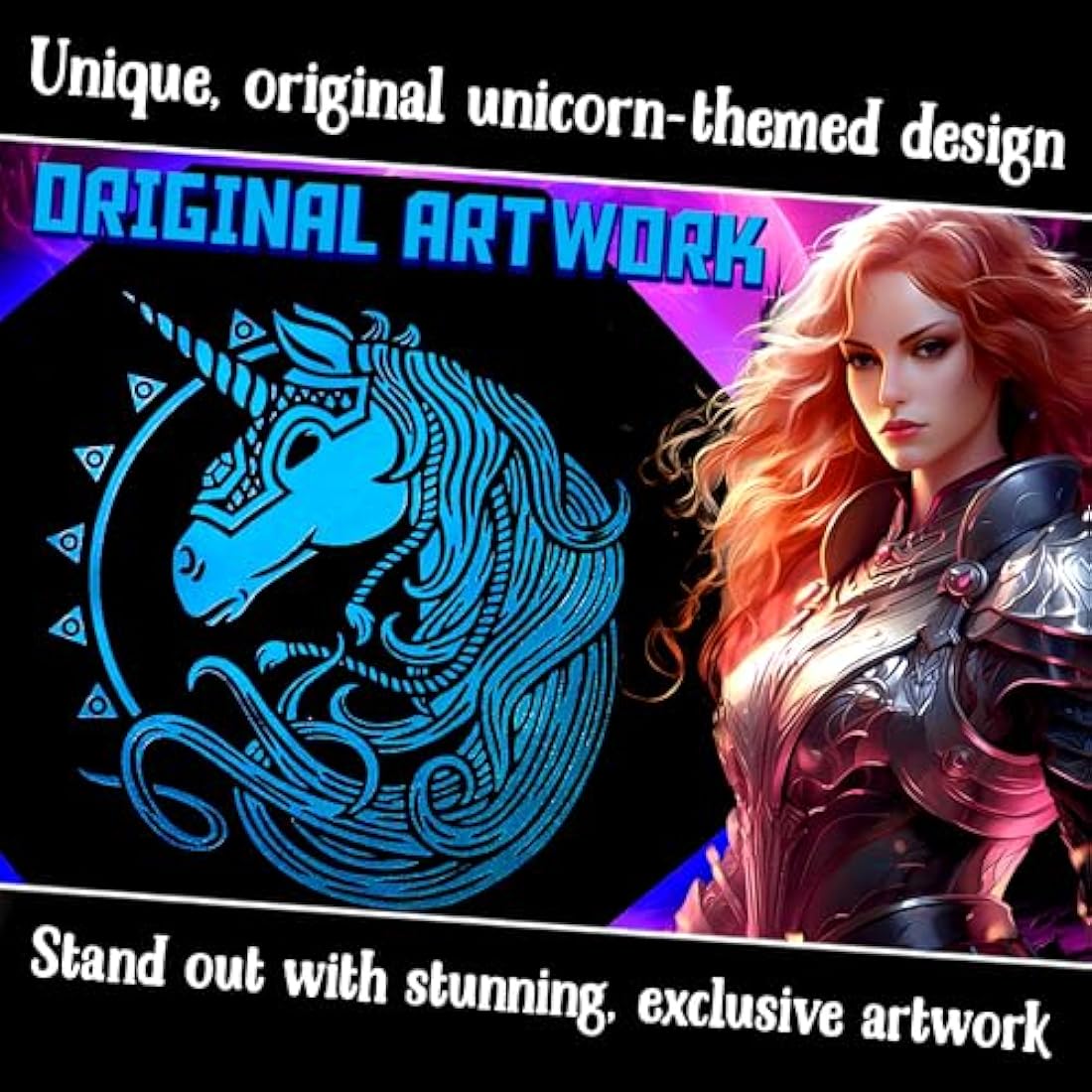 Fantasydice- BLUE - War Unicron- Dice Tray 20CM Octagon with Lid and Dice Staging Area- Holds 5 Sets of Dice(7 / Sta