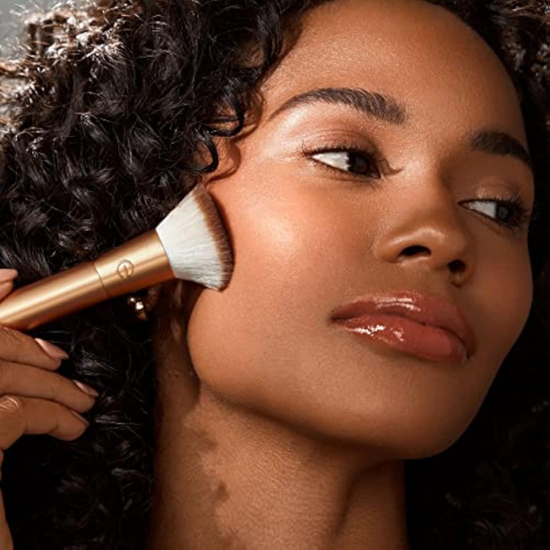 EcoTools Precious Metals Face Blend & Sculpt Set, Makeup Brush Kit, Foundation Brush, Eco-Friendly & Vegan Makeup Brush Kit, Recycled Aluminum, 4 Piece Set