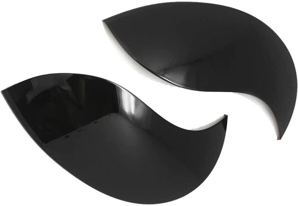 Gazoz Performance Aggressive Headlights Eyebrows Eyelids Cover - Headlamp Eyebrow Eyelid Decoration - Gloss Black ABS Headlight Cover for 14-21 F55 F56 F57