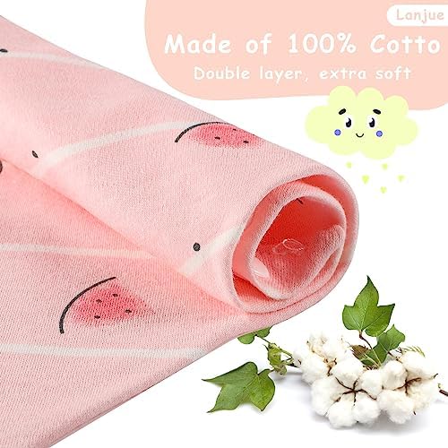 Baby Bandana Dribble Bibs, 10-Pack Cotton Baby Feeding Bibs Super Absorbent Drool Bibs with Adjustable Snaps for 0-36 Months Newborn and Toddlers