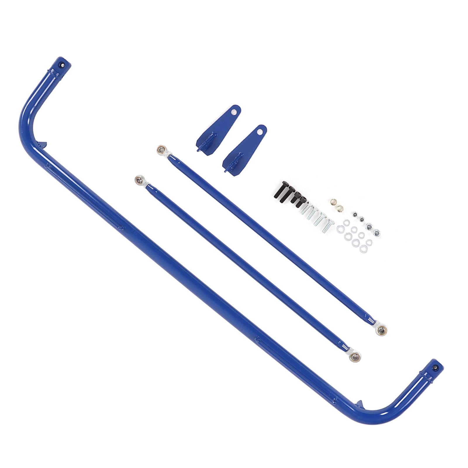 Seat Belt Harness Bar Kit, 49in Racing Safety Seat Belt Chassis Roll Harness Bar Rod Kit Stainless Steel Universal (Blue)