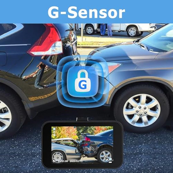 1080P Full HD DashCam for Cars, Diamond Lark Dash Cam Front with 32G SD Card, 3”LCD Screen, 170°Wide Angle, Dash Camera with Loop Recording, HDR, Night Vision, G-sensor, Parking Monitor