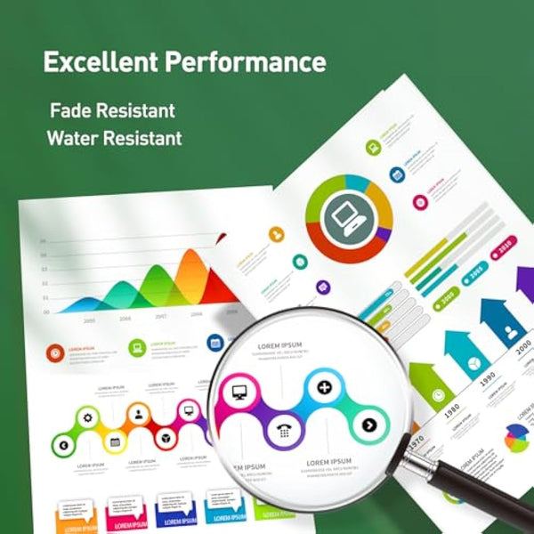 KINGJET 913A Ink Cartridges for HP 913A 913 Ink Multipack for PageWide Pro 377dw 377dn 477dw 477dn 352dn 452dn MFP 477dw 552dw 577dw Managed MFP P55250dw P57750dw (Black Cyan Magenta Yellow)