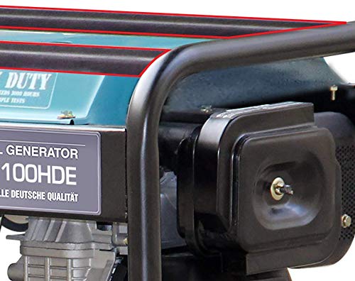 KS 9300DE-1/3 ATSR, diesel emergency generator 7500 W (400 V) / 6500 W (230 V), VTS phase switching system, diesel power generator EURO 5, LED display, air preheater, ATS connection