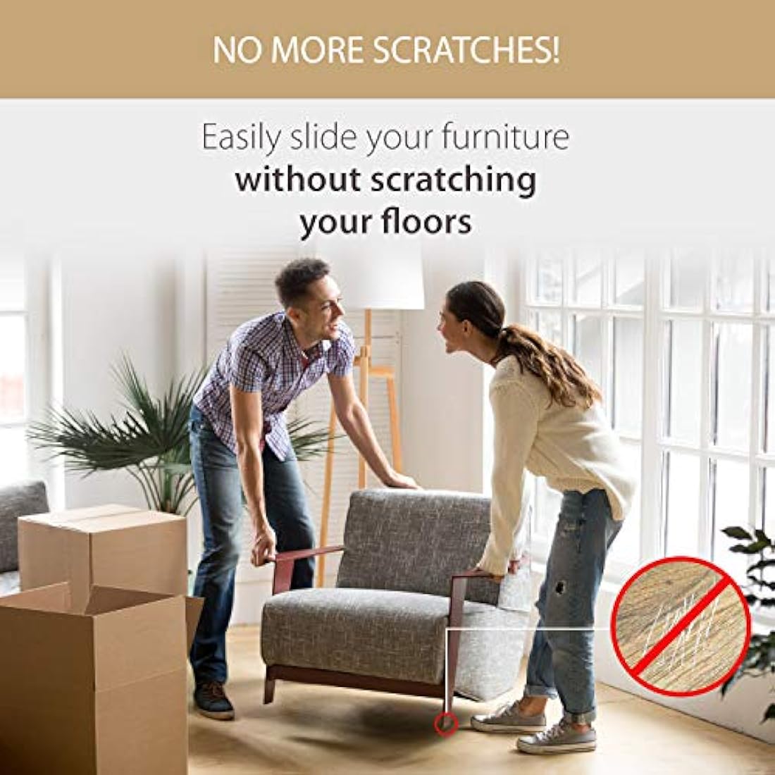 Furniture Pads to Protect Wood Floor. 3M Strong Adhesive Furniture Felt Pads for Furniture Feet. 137 Set of Felt Furniture Pads for Chair and Table Legs