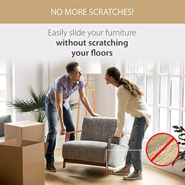 Furniture Pads to Protect Wood Floor. 3M Strong Adhesive Furniture Felt Pads for Furniture Feet. 137 Set of Felt Furniture Pads for Chair and Table Legs