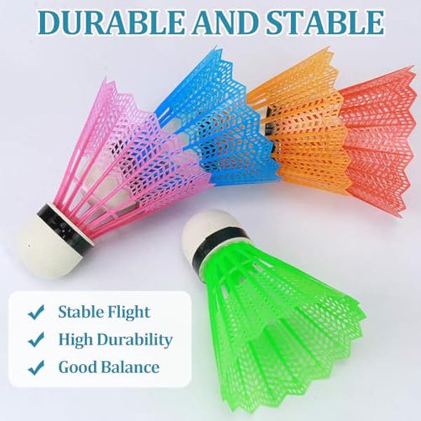 Hysagtek 12 Pcs Badminton ShuttleCocks Shuttles Indoor Outdoor Sport Training Badminton