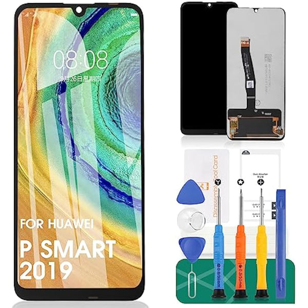 For Huawei P SMART 2019 Screen Replacement For Huawei P SMART 2020 LCD Dispay For Huawei P SMART 2019 Touch Screen Digitizer Assembly Repair Kits (Black With Frame)