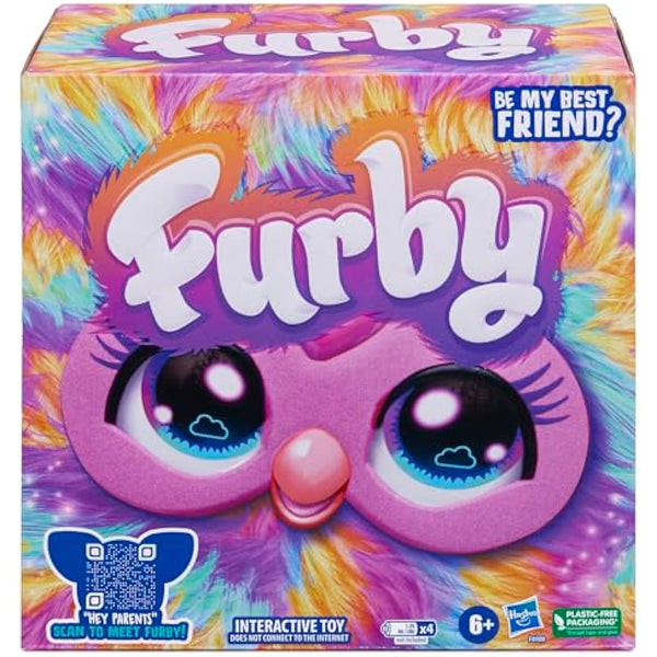 Furby Tie Dye Interactive Plush Toy - English Version, Batikfärbung
