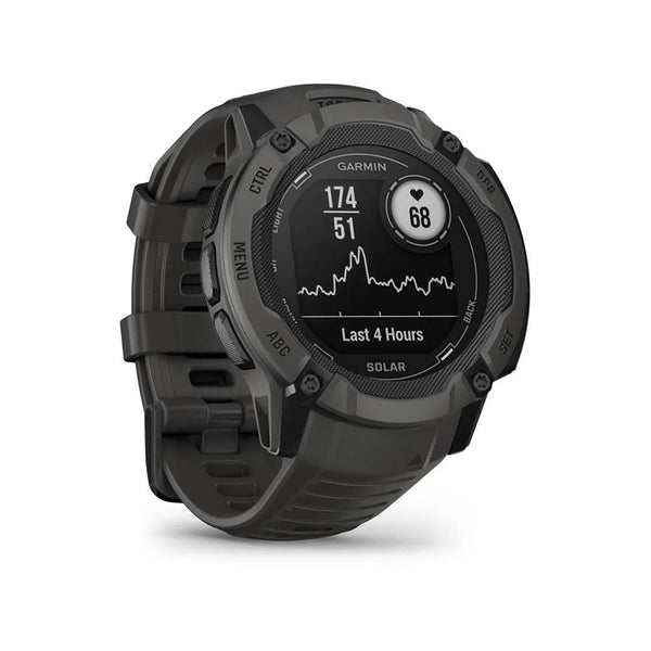 Garmin Instinct 2 GPS 45mm Smartwatch, Rugged watch, Built-in Sports Apps & Health Monitoring, Ultratough Design Features, up to 28 days Battery Life, Graphite
