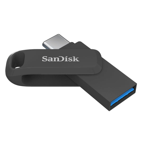 SanDisk Ultra Dual Drive USB flash drive 128 GB USB Type-A/USB Type-C 3.2 Gen 1 (3.1 Gen 1) Black, Silver