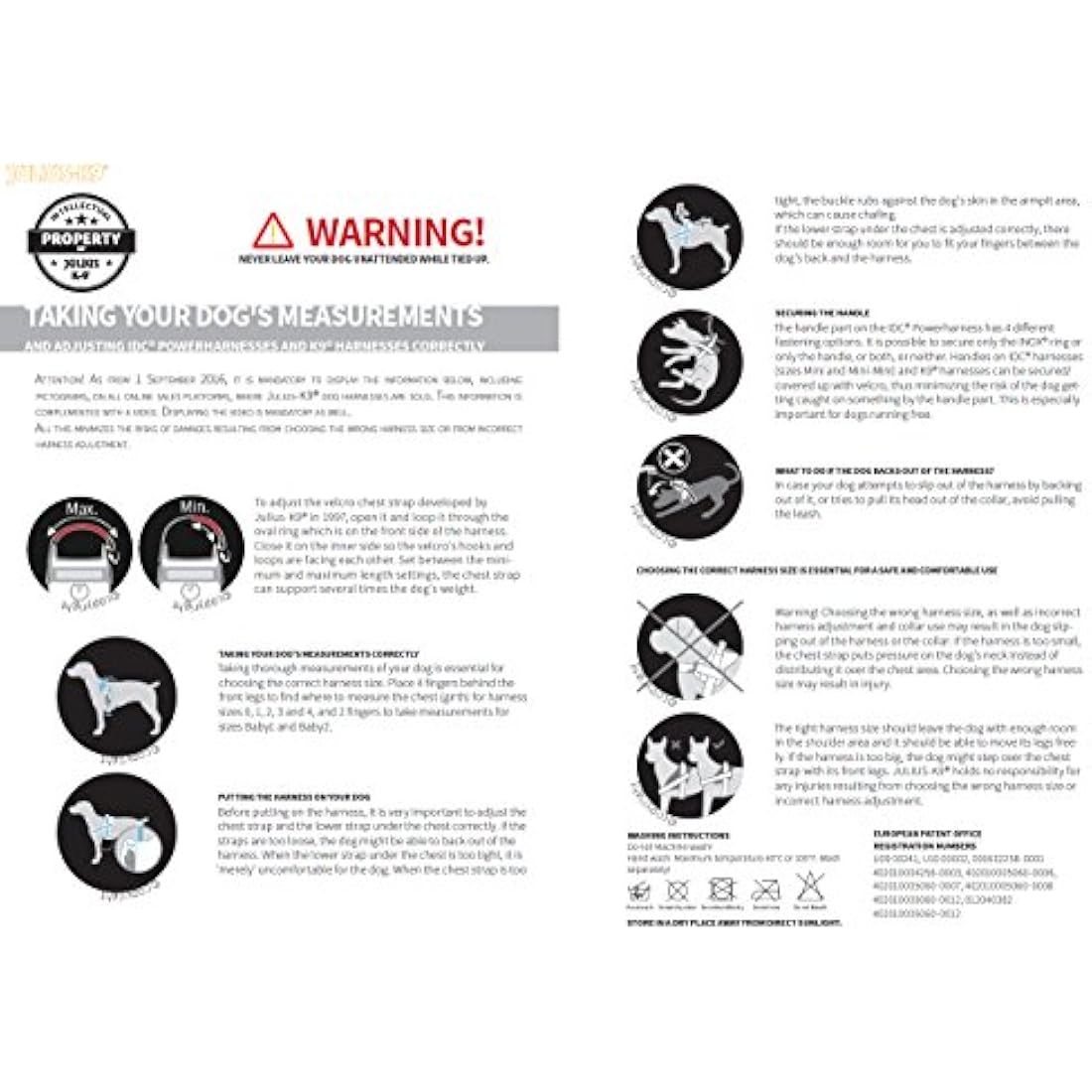 IDC Powerharness, Size: XL/2, Neon Green