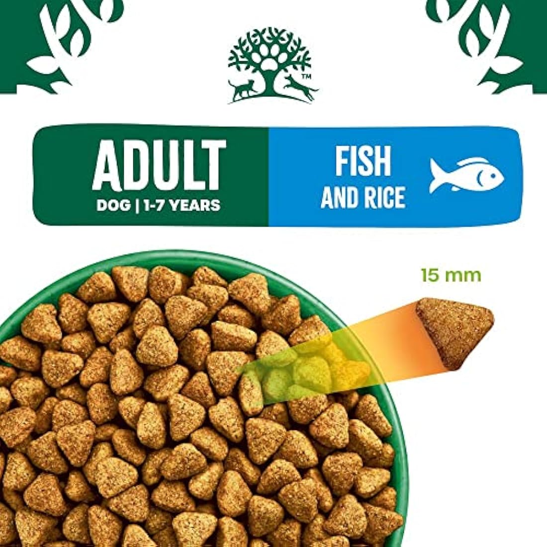 James Wellbeloved Adult Fish & Rice 15 kg Bag, Hypoallergenic Dry Dog Food