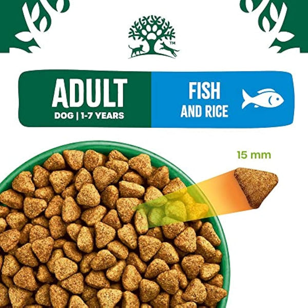 James Wellbeloved Adult Fish & Rice 15 kg Bag, Hypoallergenic Dry Dog Food