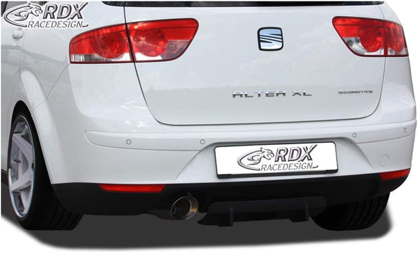 RDX Racedesign Rear bumper skirt 'Diffusor U-Diff' compatible with Seat Altea (5P) incl. FR & XL 2004- (PU)