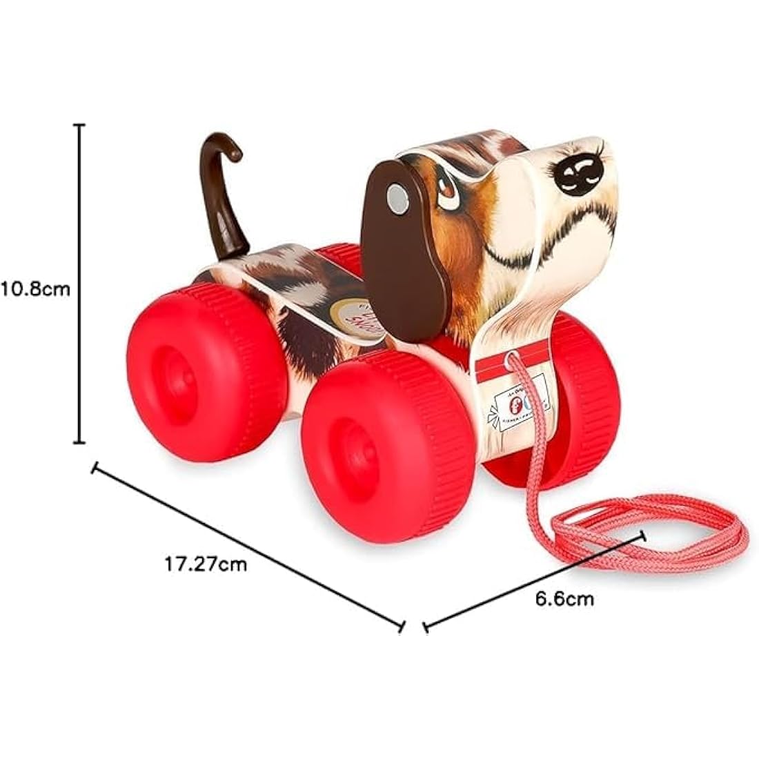 Fisher Price Classics | Little Snoopy | Pull Along Toy with Interactive Features, Small Toy Dog for Kids, Classic Toy with Retro-Style Packaging, Ages 12 Months+ | Basic Fun 1650