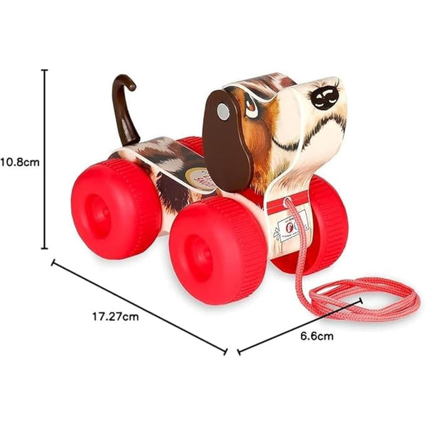 Fisher Price Classics | Little Snoopy | Pull Along Toy with Interactive Features, Small Toy Dog for Kids, Classic Toy with Retro-Style Packaging, Ages 12 Months+ | Basic Fun 1650