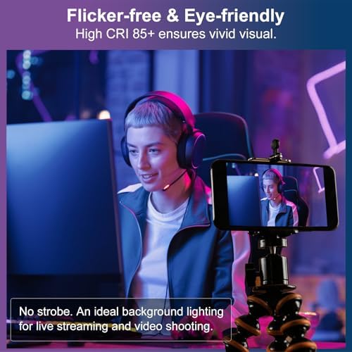 DUSKTEC Recessed LED Downlights Alexa, Smart Spot Lights Ceiling with APP & Voice Control, RGB Colour LED Spotlights 2700K-6000K, 10W Warm White to Cool White Dimmable Ceiling Recessed Lights