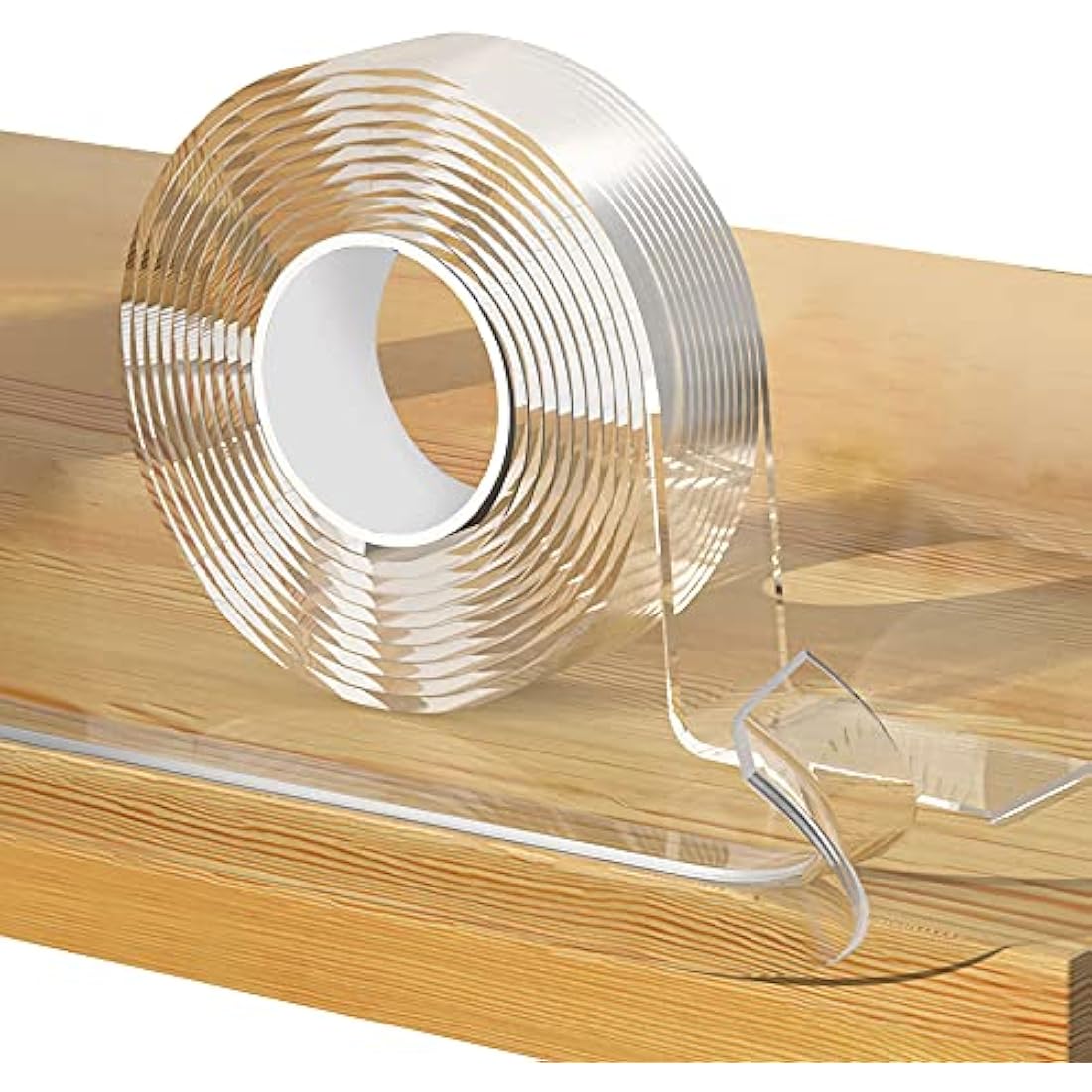 Clear Edge Protector Strip, 1m Extra Strong Transparent Baby Proofing Corners Guards, Extra Wide Nano Tape, Baby Child Safety Tables Corner Guards for Furniture Against Sharp Corners（3cm Width）