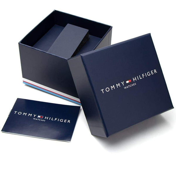 Tommy Hilfiger Analogue Multifunction Quartz Watch for Men with Silicone, Stainless Steel or Leather Bracelet, Day & Date Sub-Dials, 5ATM Water Resistant