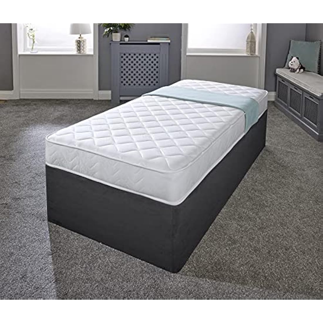 eXtreme comfort ltd Flame Essentials Mattress | 3ft Single (90cm x 190cm) | Foam-Free Bonnell Spring | Plush Feel | Cooltouch Plus Sleep Surface | 18cm Deep | White | Maximum Value