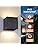 SILAMPDI Outdoor Wall Lights 12W Led Outdoor Lights Waterproof IP65 Outside Wall Lights Adjustable Beam Aluminum Black Indoor Wall Lamp 3000K Warm White for Garden Bathroom Bedroom Living Room 4pcs