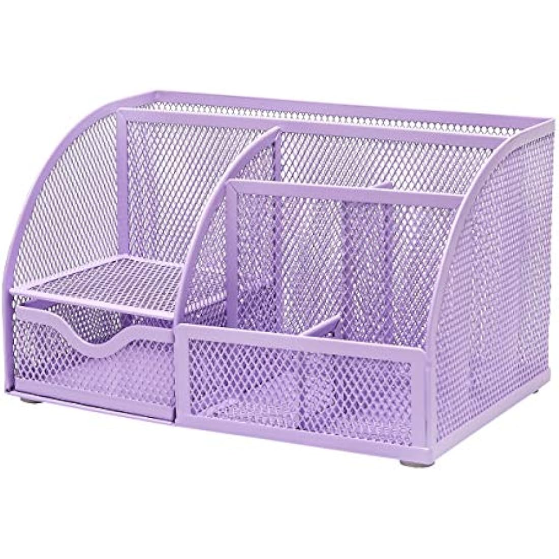 EXERZ Desk Organiser/Mesh Desk Tidy Caddy/Pencil Holder Multifunctional with 7 Compartments