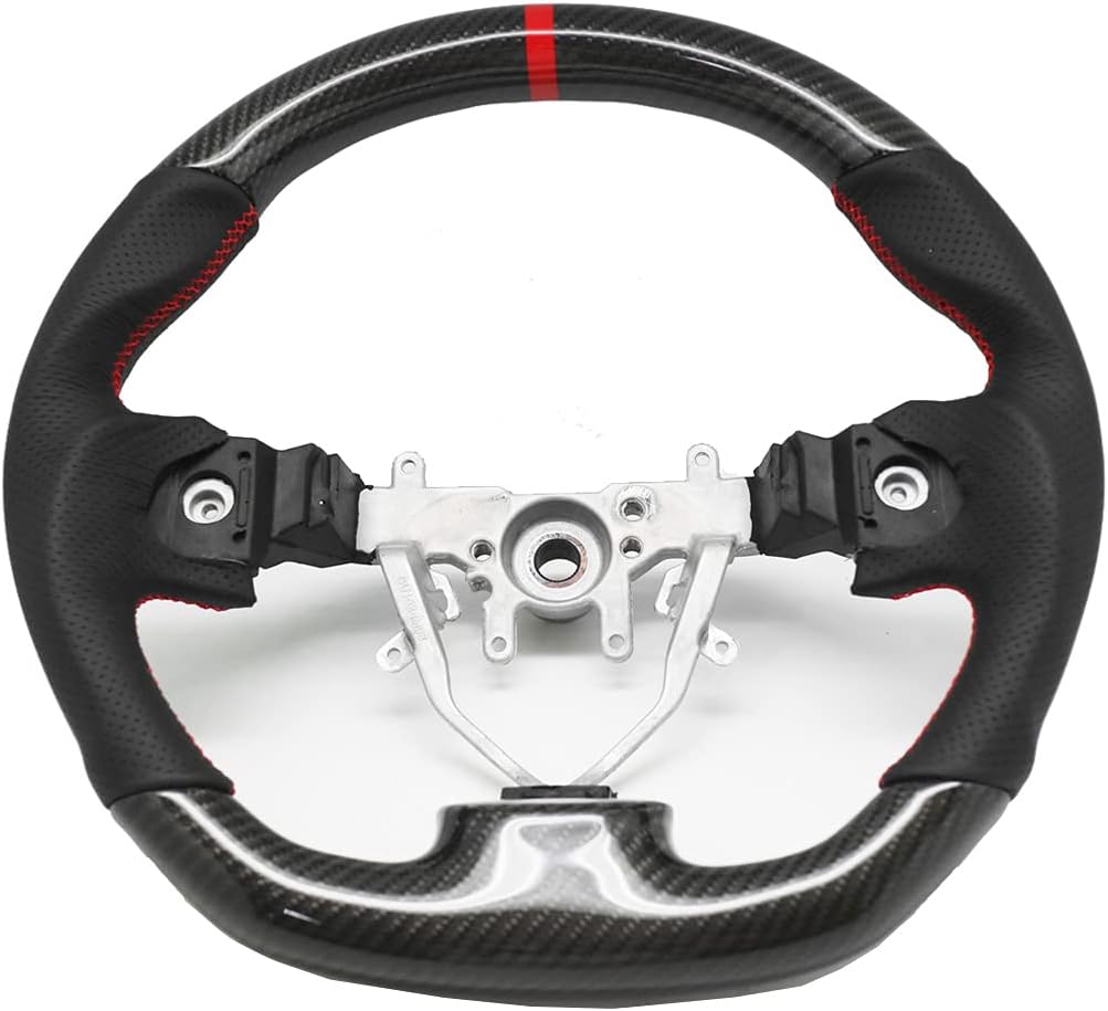 Gazoz Performance Carbon Perforated Leather Steering Wheel Compatible With Subaru Impreza WRX STi 2008-2014 GR