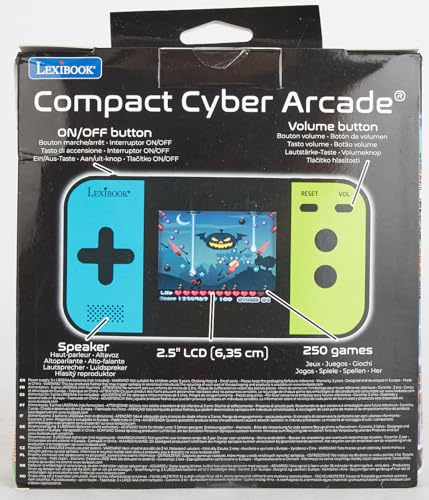 Lexibook, Power Cyber Arcade®, 300 Games Portable Game Console, JL3000