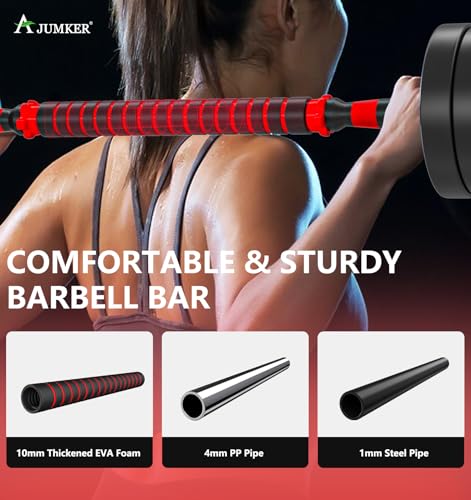AJUMKER Dumbbells Barbell Set 20KG 30KG,Adjustable Dumbbells Barbell Set, Adjustable Lifting Training Set for Men and Women, Body Workout Home Gym